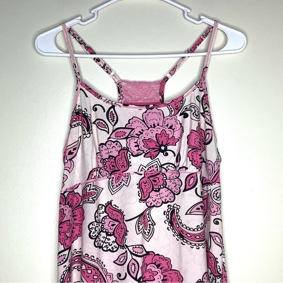 < Y2K Secret Treasures Pink Floral Nightgown > - Picture 2 of 4